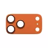 Proteção de câmara PanzerGlass Fender para iPhone 17 Pro Max, silicone, Cosmic Orange, resistente a riscos e choques