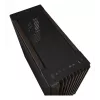 Caixa de PC ASUS ProArt PA602 Wood Edition Midi Tower — preto e madeira, suporta ATX/EATX, 2x200 mm à frente, 1x140 mm atrás