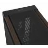 Caixa de PC ASUS ProArt PA602 Wood Edition Midi Tower — preto e madeira, suporta ATX/EATX, 2x200 mm à frente, 1x140 mm atrás