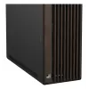 Caixa de PC ASUS ProArt PA602 Wood Edition Midi Tower — preto e madeira, suporta ATX/EATX, 2x200 mm à frente, 1x140 mm atrás