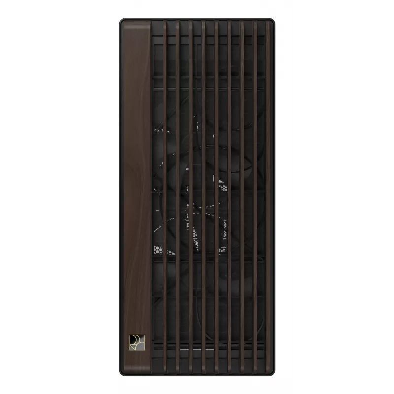 ASUS ProArt PA602 Wood Edition Modern preto - Painel de vidro temperado Midi Tower preto, madeira