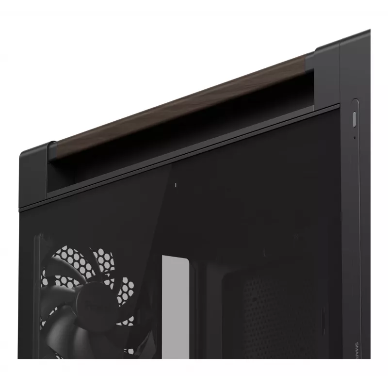ASUS ProArt PA602 Wood Edition Modern preto - Painel de vidro temperado Midi Tower preto, madeira