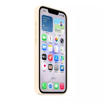 Capa de silicone com MagSafe para Apple iPhone 17e — Baunilha, para ecrãs de 6,1 polegadas (15,5 cm)