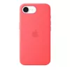 Capa de silicone com MagSafe para Apple iPhone 17e — Bright Guava, compatível com 6,1 polegadas (15,5 cm)