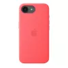 Capa de silicone com MagSafe para Apple iPhone 17e — Bright Guava, compatível com 6,1 polegadas (15,5 cm)