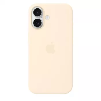 Capa de silicone com MagSafe para Apple iPhone 17 — Baunilha, capa para ecrã de 16 cm (6,3 polegadas)