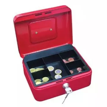 Caixa de dinheiro WEDO 145202X Tamanho 2 Vermelho 5,08 cm
