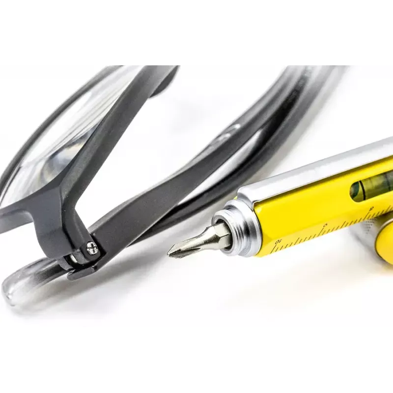 Conjunto de canetas técnicas TROIKA PIP20/YE Prateado Amarelo Preto