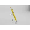 Conjunto de canetas técnicas TROIKA PIP20/YE Prateado Amarelo Preto