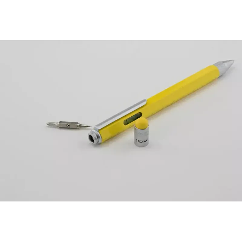 Conjunto de canetas técnicas TROIKA PIP20/YE Prateado Amarelo Preto