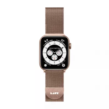 Pulseira LAUT Steel Loop para smartwatch, aço inoxidável, dourado