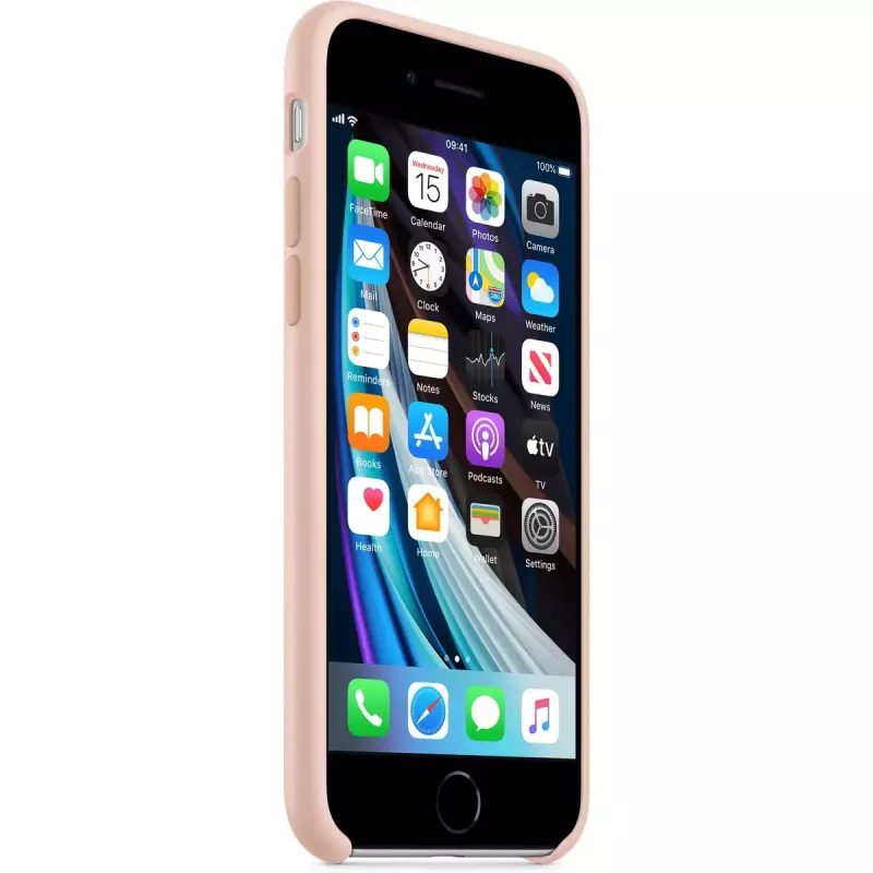 Capa Apple iPhone SE Silicone Case - Pink Sand