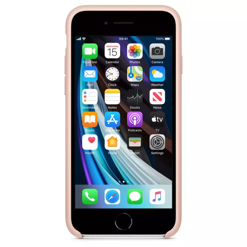 Capa Apple iPhone SE Silicone Case - Pink Sand