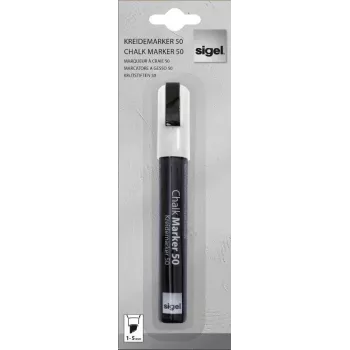 Marcador de giz Sigel GL181 branco