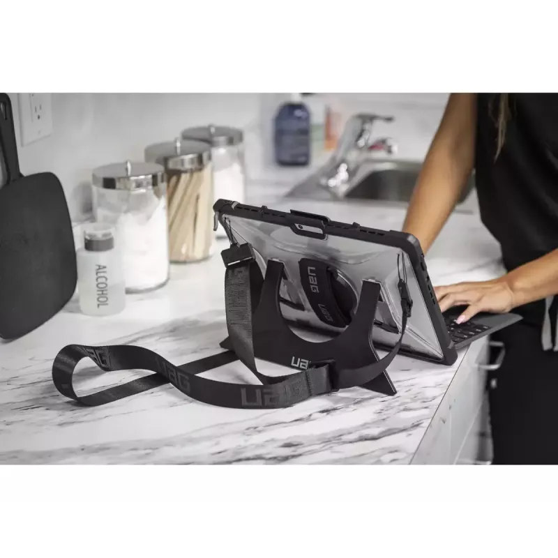Urban Armor Gear B-SHLDSTRP-BK alça de ombro para Microsoft Surface Pro 6, Pro 5, Pro 4 e Go, preta