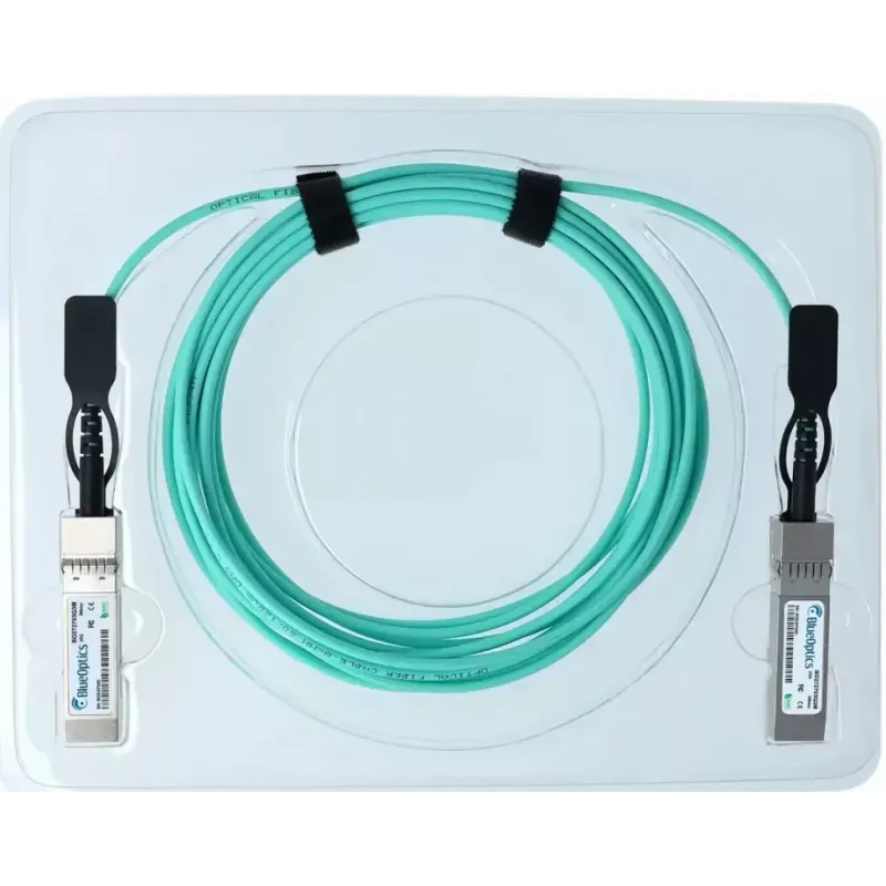 Cabo AOC de fibra ótica BlueOptics SFP28-AOC-25M-PT-BO — SFP28 para SFP28, 25 m, cor de menta