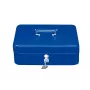 Caixa de dinheiro Wedo 145 303X Aço Azul Fechadura de chave 250x180x90mm