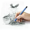 Lápis Staedtler 100J 2B, lacado azul, mina de 5,3 mm, 1 unid.