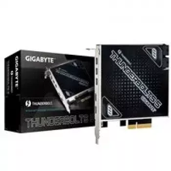 Placa de expansão GIGABYTE Thunderbolt 5 PCIe 4.0 x4 com 3 entradas Mini-DisplayPort