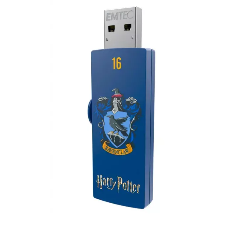 Pen USB EMTEC M730 Harry Potter 16 GB, USB Type-A 2.0, design deslizante, azul