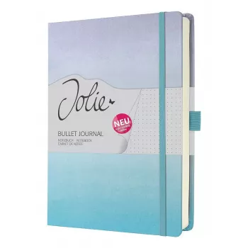 Caderno Sigel Jolie JB100 A5+ 100 folhas azul violeta
