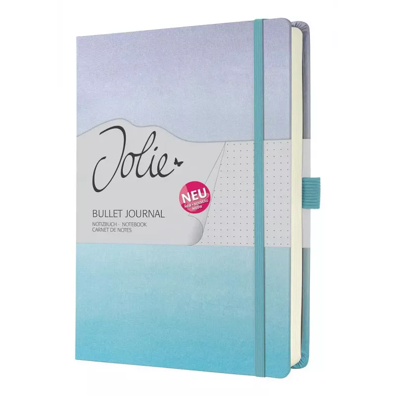 Caderno Sigel Jolie JB100 A5+ 100 folhas azul violeta