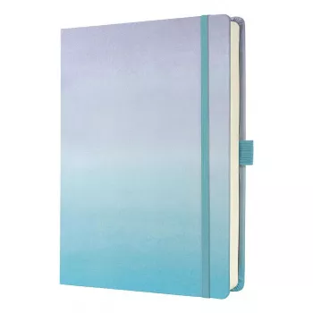 Caderno Sigel Jolie JB100 A5+ 100 folhas azul violeta