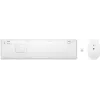 Conjunto de teclado e rato HP 650 Wireless Full-size Membrana Branco