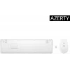Conjunto de teclado e rato HP 650 Wireless Full-size Membrana Branco