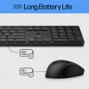 Conjunto de teclado e rato HP 650 Wireless Full-size Membrana Branco