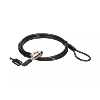 Cadeado para portátil Conceptronic CUSTODIO02BS com chave, ranhura de segurança padrão, 1.8m