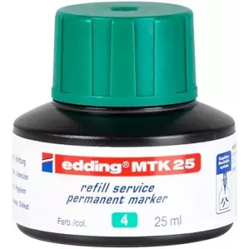 Tinta de recarga de marcador Edding MTK 25 Verde 25 ml