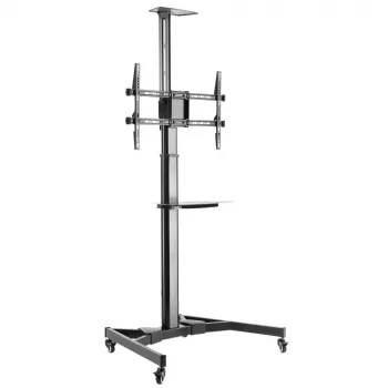 Techly ICA-TR46 Suporte/carrinho multimédia preto ecrã plano