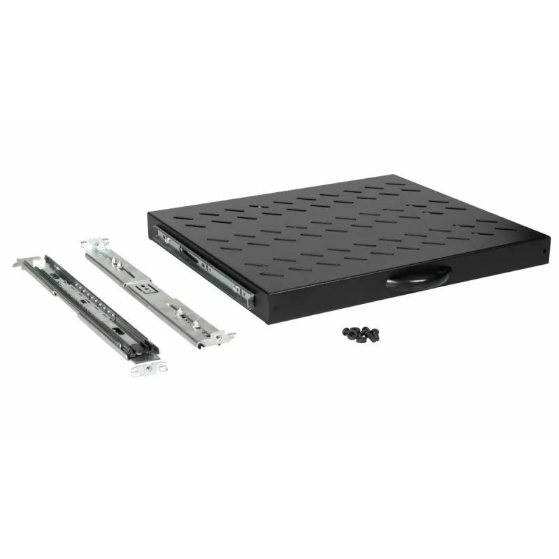 Prateleira deslizante Equip 19', 1U, 600MM, preto
