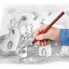 Lápis Staedtler Jumbo 2B hexagonal, diâmetro da mina Ø 3 mm, multicolor, 1 unidade