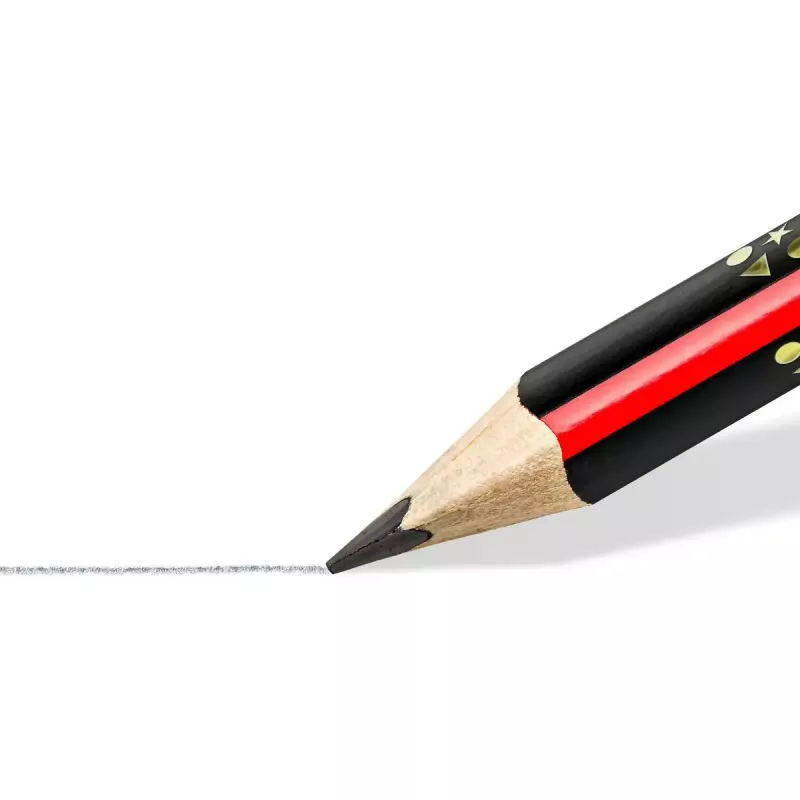 Lápis Staedtler Jumbo 2B hexagonal, diâmetro da mina Ø 3 mm, multicolor, 1 unidade