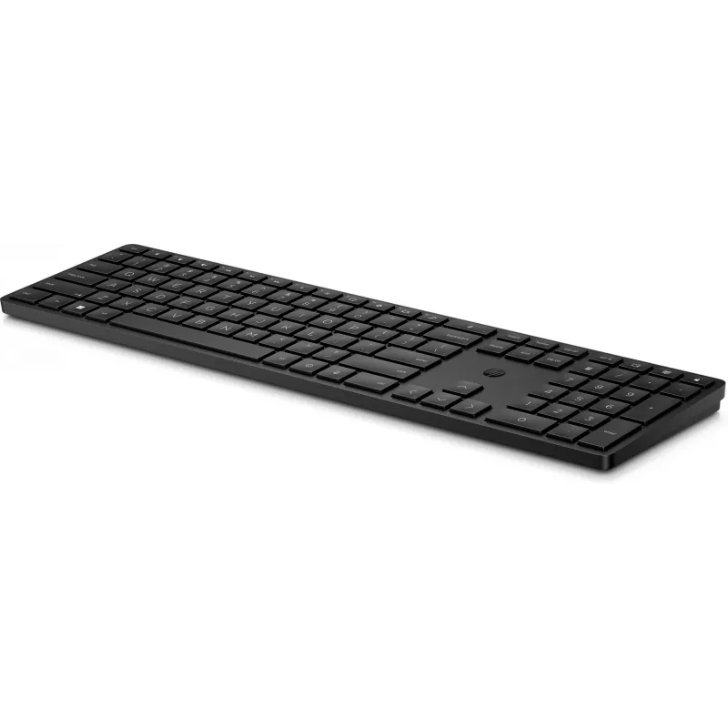 Teclado sem fios programável HP 455, tamanho completo (100 %), sem fios, RF Wireless, membrana, preto