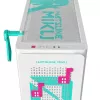 Caixa para PC ASUS A23 Hatsune Miku Edition — micro-ATX / Mini-ITX, suporta ventoinhas de 120/140 mm, unidades de 2,5 e 3,5 polegadas, turquesa/branco