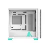 Caixa para PC ASUS A23 Hatsune Miku Edition — micro-ATX / Mini-ITX, suporta ventoinhas de 120/140 mm, unidades de 2,5 e 3,5 polegadas, turquesa/branco