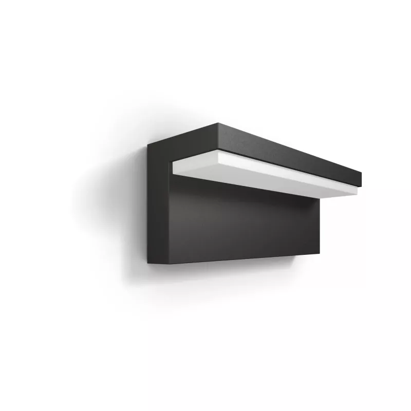 Aplique de parede exterior Philips myGarden Bustan 9W antracite alumínio LED