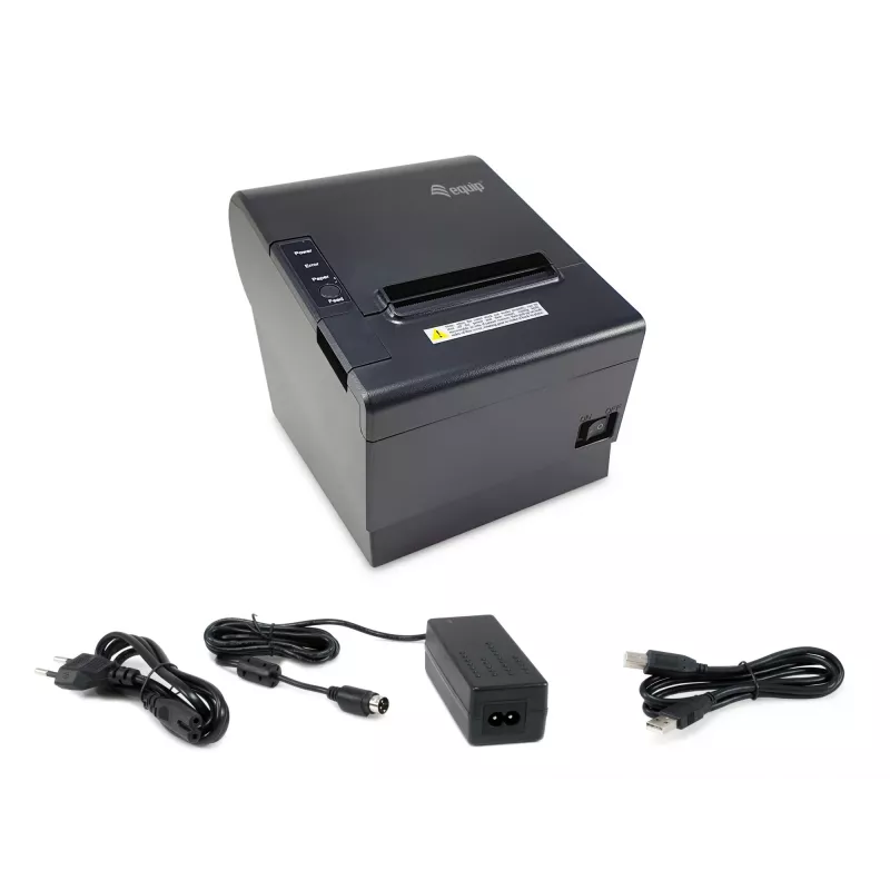 Impressora térmica de recibos Equip 80 mm com cortador automático, USB/ligação para gaveta de dinheiro