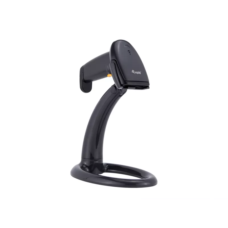 Leitor de códigos de barras manual Equip USB 1D com suporte LED com fio 1,8m