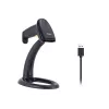 Leitor de códigos de barras manual Equip USB 1D com suporte LED com fio 1,8m