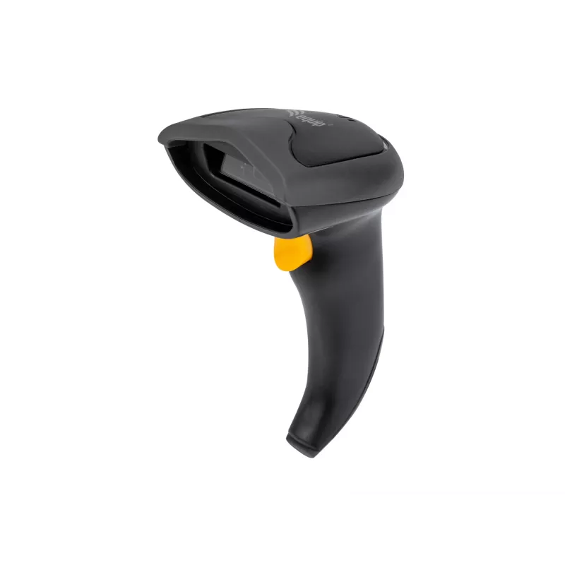 Leitor de códigos de barras manual Equip 1D laser USB com fio preto ABS