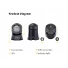 Leitor de códigos de barras de secretária Equip USB 2D omnidirecional