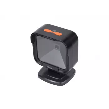 Leitor de códigos de barras de secretária Equip USB 2D omnidirecional 1MP, leitor de códigos fixo