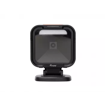Leitor de códigos de barras de secretária Equip USB 2D omnidirecional 1MP, leitor de códigos fixo