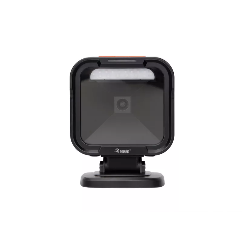 Leitor de códigos de barras de secretária Equip USB 2D omnidirecional 1MP, leitor de códigos fixo