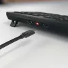 Teclado Cherry Stream ultimate — Full-Size USB, RF Wireless & Bluetooth, QWERTY inglês, retroiluminação LED, preto