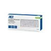 Teclado Bluetooth portátil ACT, layout Azerty/BE, sem fios, branco, 75%